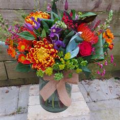 Autumnal Vase Arrangement 