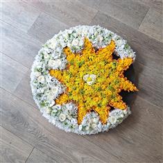 Moon and Star funeral tribute