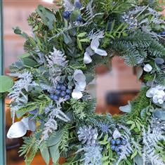 Pre order your blue and sliver wreath now